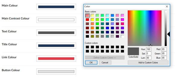 umbraco theming html color picker